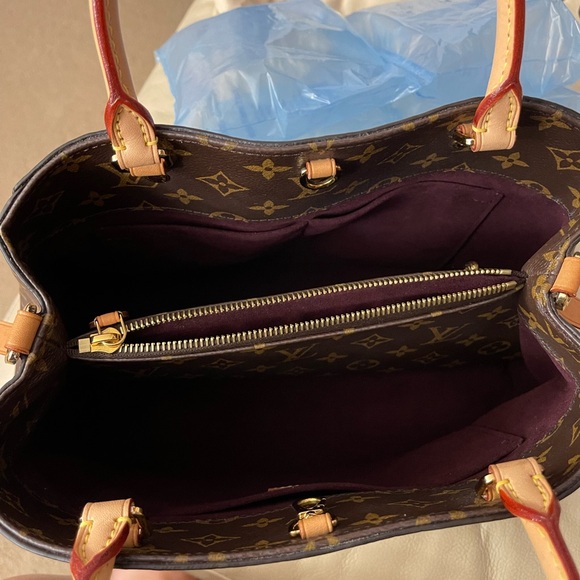 Authentic Louis Vuitton Monogram Montaigne MM Satchel Shoulder Bag M41056 - Picture 5 of 7